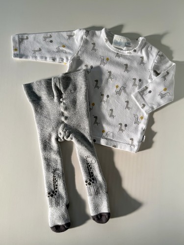 Giraffen set feetje - giraffen, 62/68