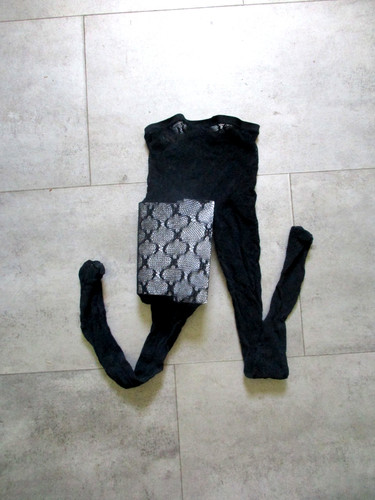 Strumpfhose spitze schwarz - strumpfhose, gr