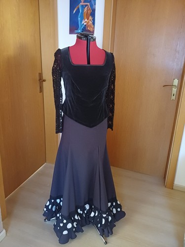 Flamencorock mit oberteil - flamencorock,