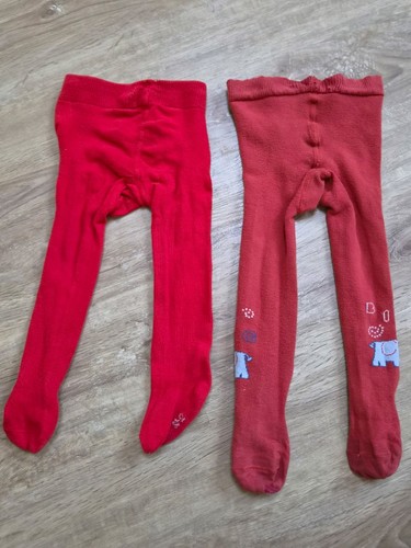 Set aus roten - roten, strumpfhosen