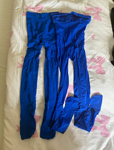 Damen strumpfhose blau - strumpfhose, ohne