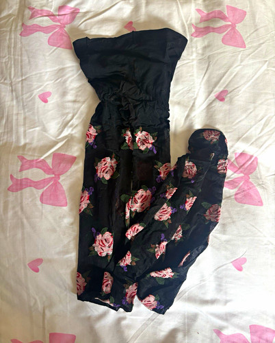 Damen strumpfhose schwarz - strumpfhose, schwarz/rosa