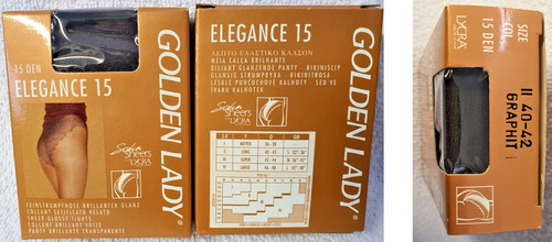 Golden lady sheer glossy - golden,